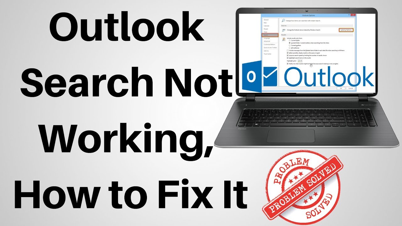 office 365 outlook for mac search not working